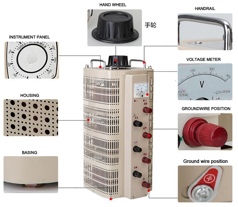 TSGC2 1.5KVA 3 Phase 2 Amp Variac Variable Transformer