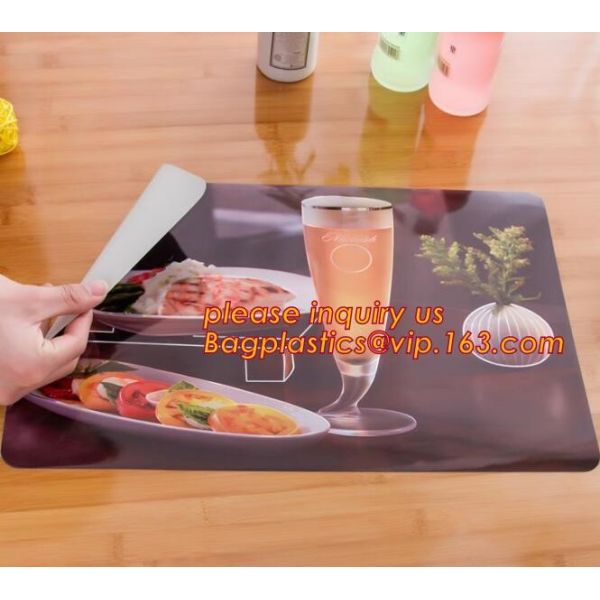 Top quality factory price durable anti-slip pvc plastic colorful round hollow-out mesh placemat table mat for restaurant