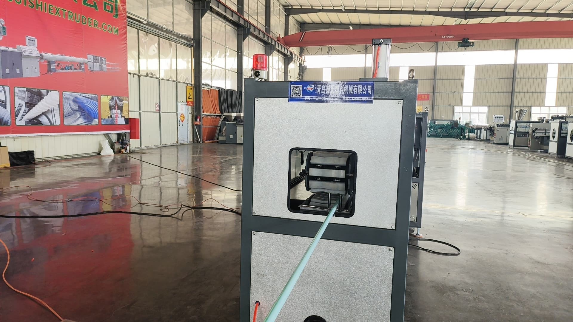 Single Screw Design ABA Multi-layer Polyethylene Pipe Manufacturing Line for Customized Production