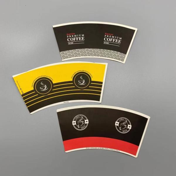 Quality Waterproof Paper Tea Cup fan Raw Material Flexographic for sale