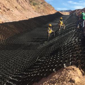 Soil Stabilization HDPE Geocell Plastic Honeycomb Geocellular Confinement Systems 200mm