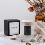 Home Birthday Wedding Atmosphere Luxury Glass Soy Wax Glass Jar Scented Candles