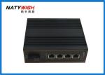 Dual Power Unmanaged Industrial Ethernet Switch , 5 Port Ethernet Switch Din