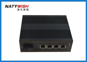 Dual Power Unmanaged Industrial Ethernet Switch , 5 Port Ethernet Switch Din Rail