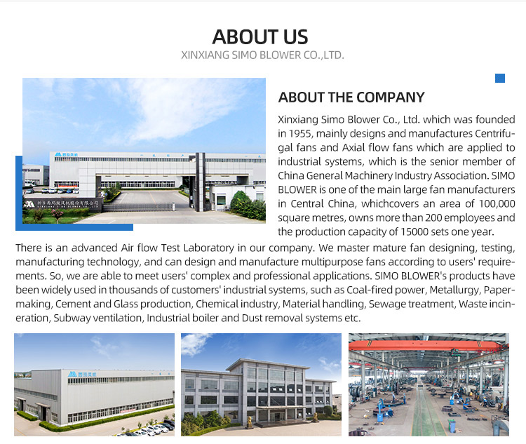 6-12 Series Customized Centrifugal Blower Fan High Temperature Resistant CE Certificate