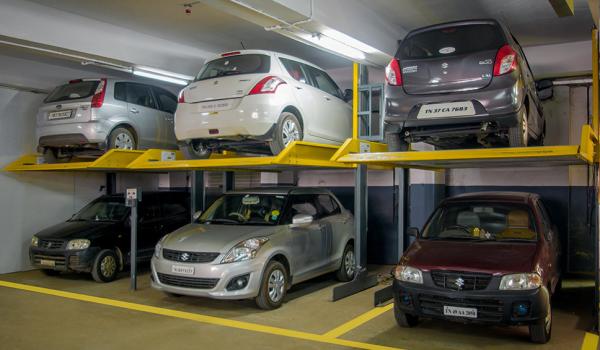 Quality 2 Level Elevated Car Parking System Double Layer Two Post Vehicle Lift for sale