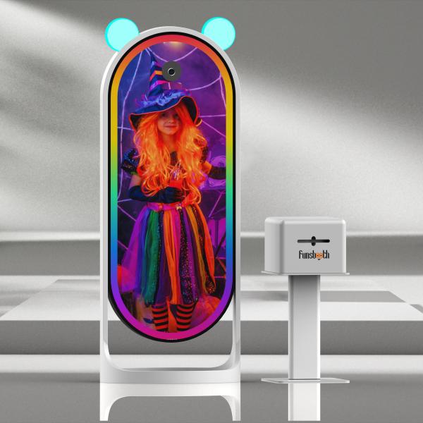 Instant Magic Mirror Photobooth Interactive Party Selfie Photo Mirror Booth With
