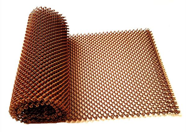 Quality Chain Link Type Lightweight Aluminum Metal Mesh Drapery For Space Divider for sale