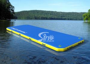 China 6 X 2 Meters Inflatable Floating Water Walkway Water Slide Toy For Adults / Kids on sale