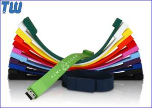 China Silicone Bracelet USB 32 GB Flash Drive Delicate Design for Gifts on sale