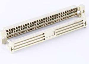 Buy cheap DIN 41612 3 Row 64 Pin IDC Socket Connector Copper Alloy Material With PBT Housing product