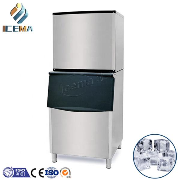 Quality 136kg Automatic Ice Cube Maker for Hotel and Restaurant Cube Shape Bristol Compressor for sale