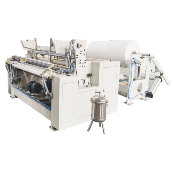 Quality Pneumatic Rewinder HMI Toilet Roll Making Machine 500m/Min for sale