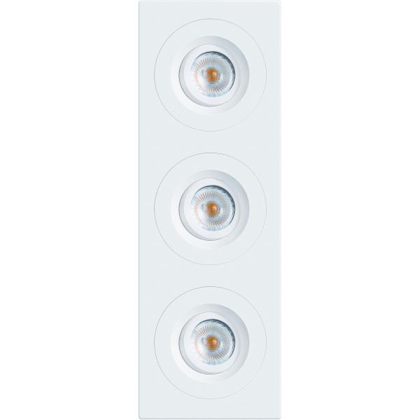 Grille 3×8W Rectangular LED Downlights Ceiling Recessed
