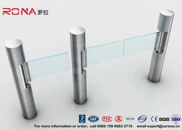 Quality Intelligent Automatic Swing Barrier Gate With Aluminum Alloy Mechanism with people counting systems for sale