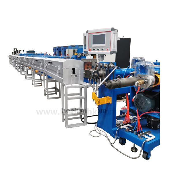 Quality Two Compound Extrusion Line Silicone Braiding Hose Making Machine Extruder for sale
