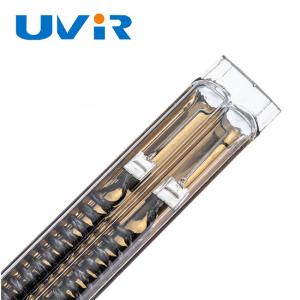 Buy cheap 230V 2500W Quartz Infrared Heater Lamps Tubular Shape Gold Coating product