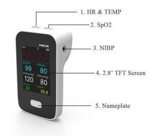 Buy cheap Bluetooth Multi Parameters Handheld ECG,NIBP,Spo2 Vital Signs Monitor For ICU Clinic product