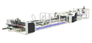 Buy cheap Automatic Folder Gluer Stitcher Strapper All Inline Machine, PP belt heated or PE tape tied product