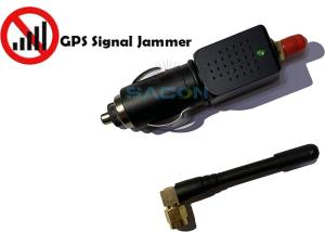 China Automobile Mini Cell Phone GPS Jammer Anti 1575MHz GPSL1 Tracking Cigar Lighter on sale