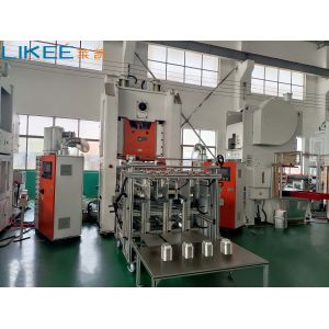 80Ton Fully Automatic Aluminium Foil Container Making Machine 5 Cavities