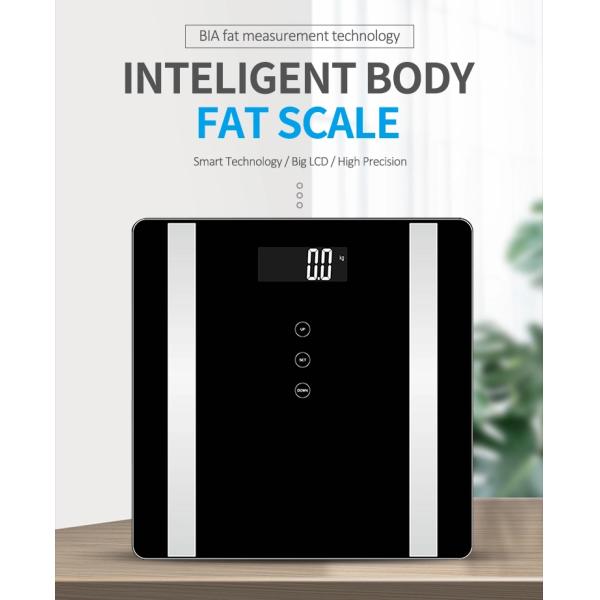 5MM Tempered Glass Platform 396LBS Body Composition Analysis Scale