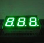 Triple Digit Pure Green 7 Segment LED Display Common Cathode