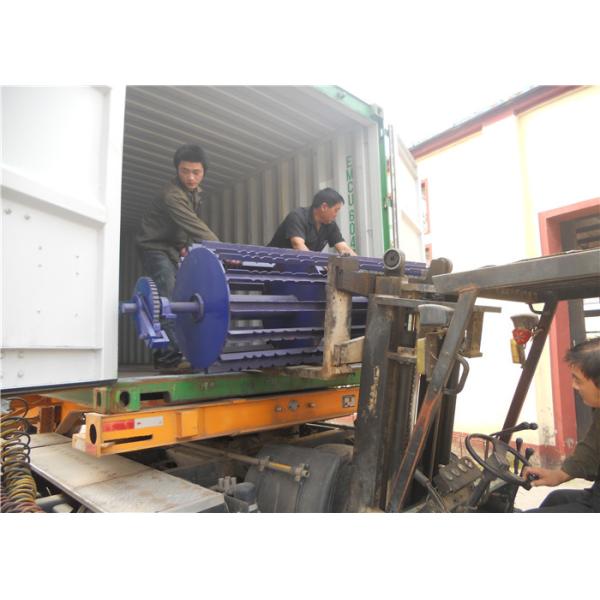 4kw Motor Blue Color Grassland Fence Machine Steel Structure Automatic