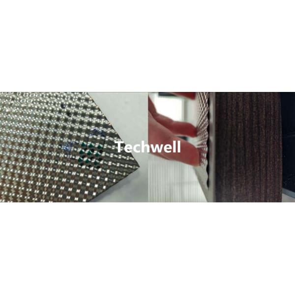 Automotive Heat Shield Aluminum Embossing Machine Line Cutting To Length