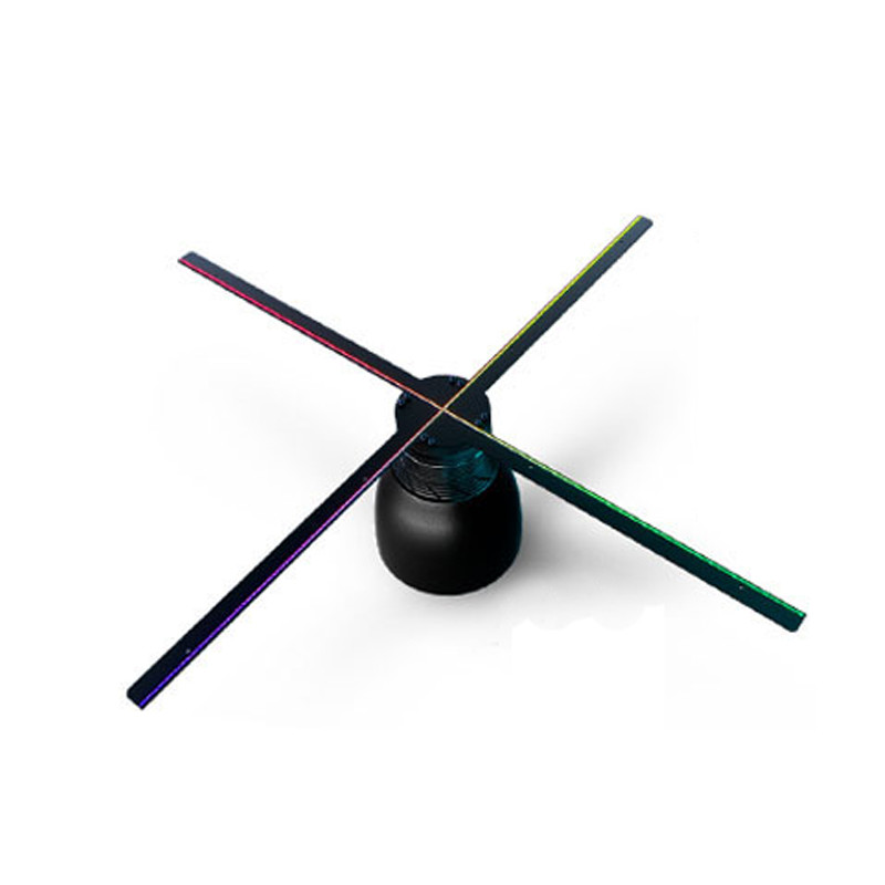 Remote Control 3D LED Hologram Display 650 Round / Min 20000 Hours Lifespan