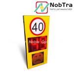 Solar Powered Speed Detection Displays with LED Display and Adjustable Speed