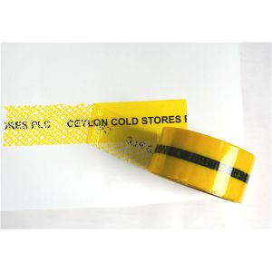 Customized OPENVOID Tamper Evident Security Tape / PET Packing Adhesive Tape