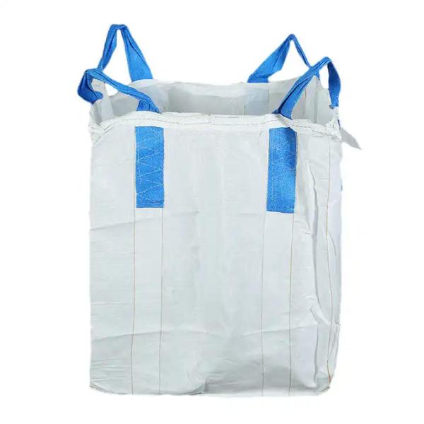 500kg Capacity PP Woven FIBC Bags Food Grade Big With Cross Corner Loop