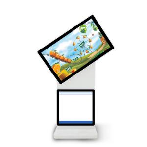 Buy cheap Rotating Digital Poster Touch Screen Monitor Floor Stand , High Resolution Digital Kiosk Display product