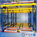 Labor-saved Push Back Industrial Rack System With High-speed Access