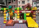 Dinosaur Park Inflatable Bounce Slide Combo Jumping Castle With Slide For