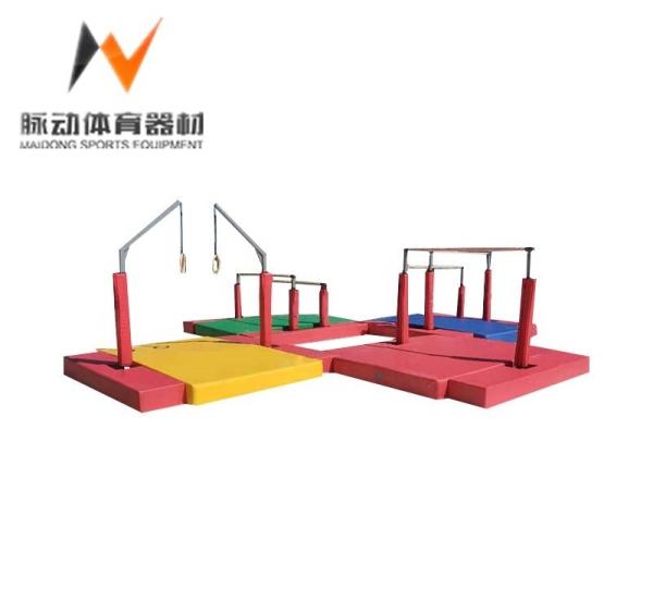 Quality End Professional Horizontal Bar Hanging Ring for High and Low Bar Combination Custom Size for sale