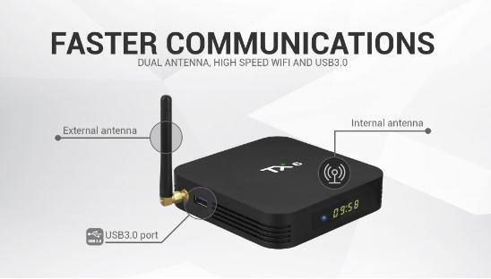 ARM Cortex - A53 X96 Mini Android 7 Media Box , USB3.0 BT4.1 4K Neftflix Google Android X96 Mini Tv Box