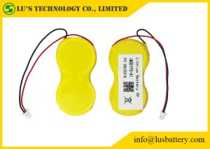 Buy cheap Customized Terminals Lithium Button Cell 3V CR2450 2P 1200mah For RFID Lable product