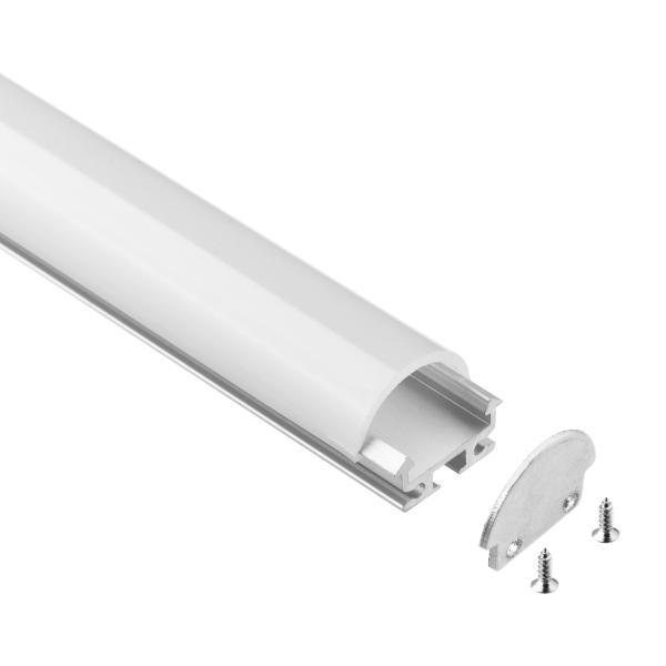 Quality Aluminium LED Light Strip Diffuser Channel Surface Mounting Profile 18*15mm for sale