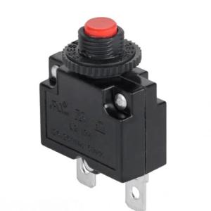 China 20A 32VDC Black Overload Protector Bakelite Miniature Circuit Breaker on sale