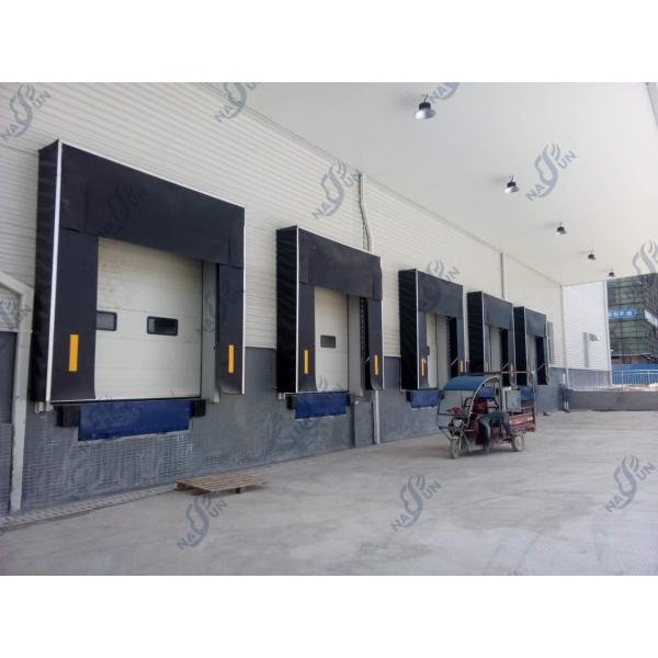 PVC Fabric Curtain Dock Seals And Shelters Adjustable Retractable Dock Shelter