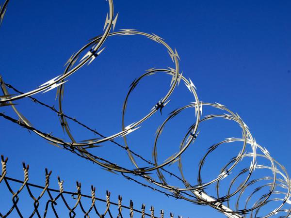 Quality Iron Galvanized Razor Barbed Wire 10M For Warehouses for sale
