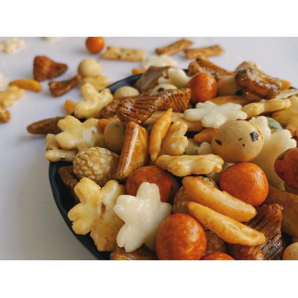 OU KOSHER Japanese Mixed Crackers Healthy Whole Grain Snacks