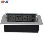 multi-functional configuration smart desktop hidden pop-up socket /furniture
