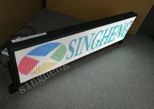 Fashionable P5 Led Window Display Signs , Led Display Panel Wireless For Bus