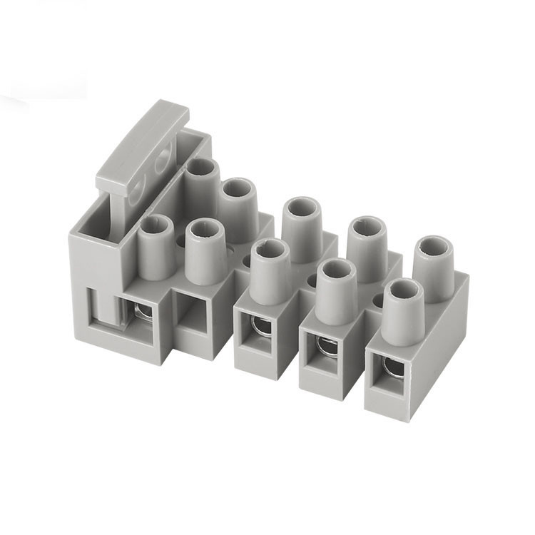 ROHS 1p 2p 3p 4p 5p 5*20mm PA66 Plastic Copper Fuse Block Holder Fuse House Terminal Block For 5x20 Pcb Terminal Block