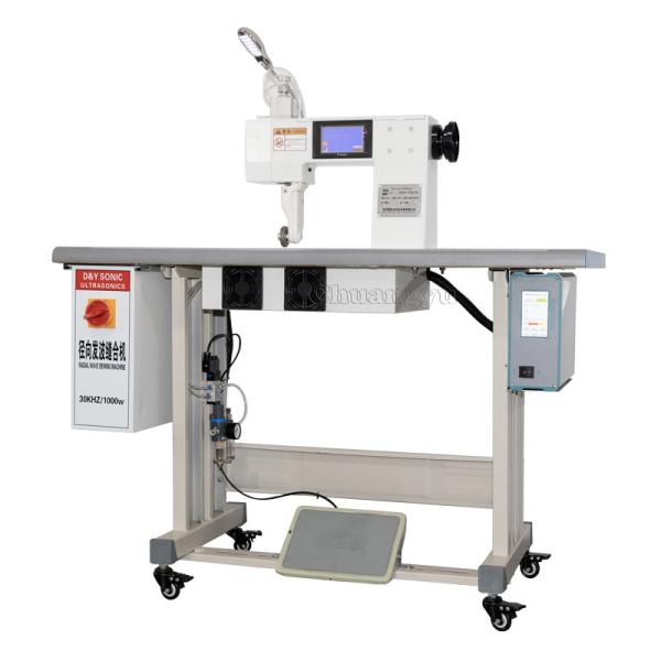 Quality 1000W Ultrasonic Lace Sewing Machine , 30KHZ fabric flower making machine for sale
