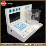 illuminated custom rotating acrylic headphone display stand earphone holder led