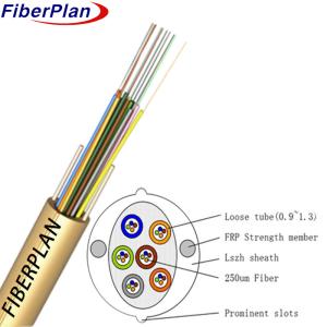 China Parellel FRP Strengthen Tight Buffer Indoor Fiber Optic Cable on sale